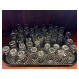 Tray w/ ~45 Shot Glasses