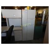 Teknion combination storage cabinet, incl. 4 file