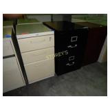 Free standing drawer assemblies, one mahogany,