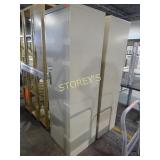 Metal storage cabinet with right hand hinge, 18 "