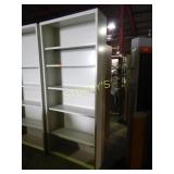 Metal bookshelf, 12 " deep x 36 " wide x 84 "