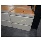 2-drawer lateral filing cabinet, 30 " wide x 20 "