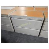 2-drawer lateral filing cabinet, 36 " wide x 18 "