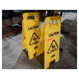 Rubbermaid floor stand caution signs, 24 " high,