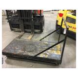 Black HD Wood Shop Cart - 30 x 62