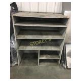 4 Shelf Wood Cabinet - 45 x 25 x 52