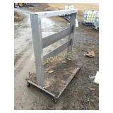 Mobile A-Frame Alumin Rack ~48 x 30 x 35