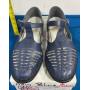 Reiker Navy Blue Pilot Leather Shoes Size 8 NIB