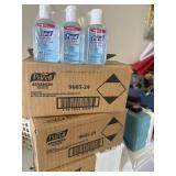 3 boxes of 24    2 oz  small Hand Sanitizer