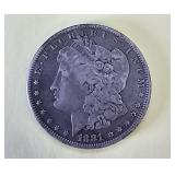 1881 O  Morgan Silver $1 Dollar Antique Coin