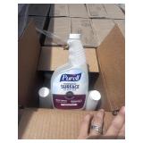 3 lots of 6 bottles  Purell Food Service Sanitizer