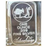 1oz  .999 Silver Strike Bar