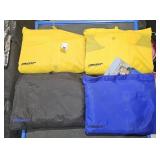 4 NIB Sterns Ripstop Nylon Rain Jackets -1M, (2) L