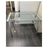 Glass office desk