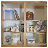 CONTENTS OF KITCHEN CABINETS