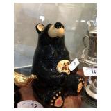 Black Bear Cookie Jar 11 3/4" Tall