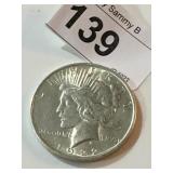 1922 Peace Silver Dollar Coin