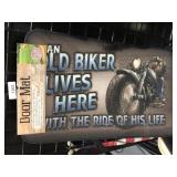 Motorcycle doormat