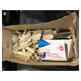 Box of tongue depressors great for art projects