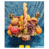 152 - CAPODIMONTE FRUIT BASKET (AS IS) (A13)