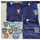 W - FIRE & POLICE PATCHES & SHIRTS (W8)