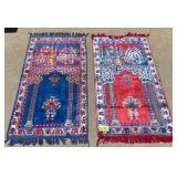 E - LOT OF 2 THROW RUGS (G195)