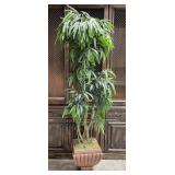 11 - FAUX TREE IN PLANTER 81"T