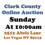 Sun.@10am - Clark County Public Estate Online Auction 9/22