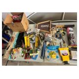 X - MIXED LOT OF HAND TOOLS, HARDWARE, SMALL PARTS