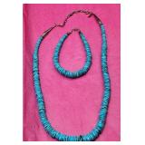 K - BEADED NECKLACE & BRACELET (J4)