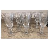 V - ETCHED GLASSWARE(K25)