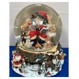 55 - MUSICAL CHRISTMAS SNOWGLOBE (F137)