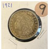 S - 1921 MORGAN SILVER DOLLAR (9)