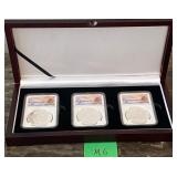 R - 3-PIECE SILVER CHINESE COIN SET (M6)