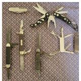 M - MIXED LOT OF FOLDING KNIVES (B74)