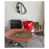 Q - WHEELBARROW, TUB, JUMPER CABLES, MORE (G3)