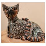 T - FIMO CREATIONS CAT FIGURINE (L7)