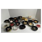 LARGE LOT OF VINTAGE CASINO ASHTRAYS & MATCHES