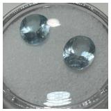 3.19CT BLUE TOPAZ GEMSTONES