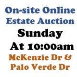 WELCOME TO OUR SUN. @10am ONLINE PUBLIC AUCTION