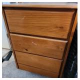 F - 3-DRAWER CHEST 28X17X22" (C61)