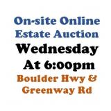 WELCOME TO OUR WED. @6pm ONLINE PUBLIC AUCTION