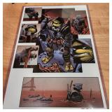 F - SIGNED MUTANT NINJA TURTLE ARTWORK W/ COA