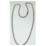 14KT YELLOW GOLD 9.40 GRS16 INCH ROPE CHAIN