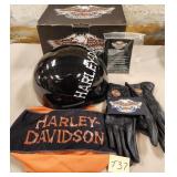 11 - HARLEY DAVIDSON HELMET, GLOVES & MORE (T37)