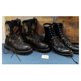 11 - 2 PAIR OF BOOTS SIZE 11.5 (T44)