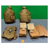 11 - MILITARY CANTEENS & AMMO MAGS (77"