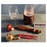 11 - BUDWEISER MEMORABILLA,LIQUOR SPOUT AND MORE