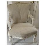 11 - OCCASIONAL CHAIR W/ WOOD TRIM