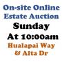 Sun.@10am - Hualapai & Alta Estate Online Auction 12/1 Pt.2